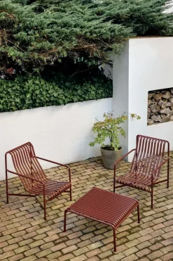 Butaca Lounge Palissade High, Iron red