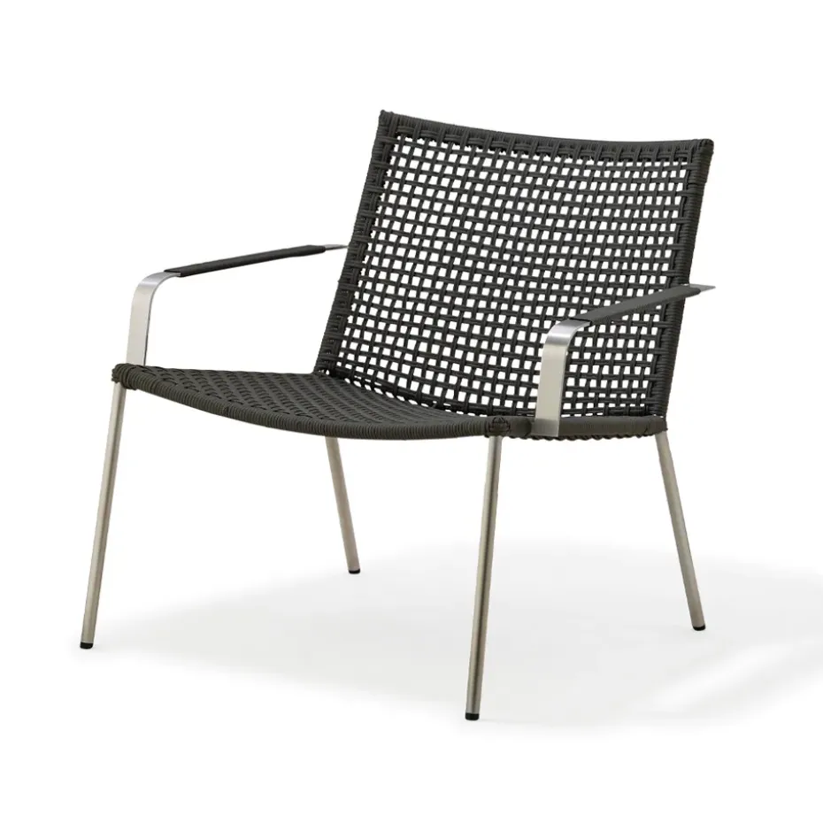 Butaca Lounge Straw, Anthracite
