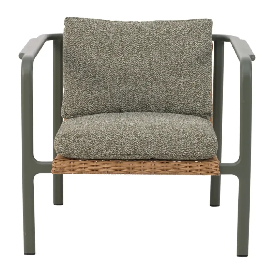 Butaca Motty, Nordic green-teddy verde