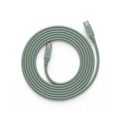Cable 1 USB-C a USB-C cable de carga 2 m, Oak green