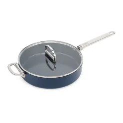 Cacerola antiadherente con tapa Space Ø28 cm, Azul