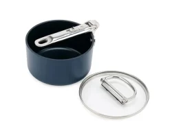 Cacerola antiadherente con tapa Space Ø15 cm, Azul