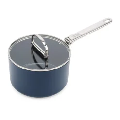 Cacerola antiadherente con tapa Space Ø19 cm, Azul