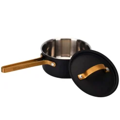 Cacerola con tapa Arvet hamrad negro, Viggo, 1 L