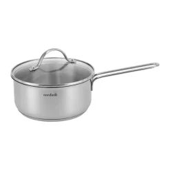 Cacerola con tapa de vidrio Nordwik 1,9 litros, Acero inoxidable