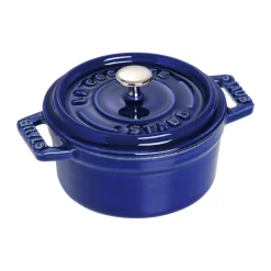 Cacerola de hierro fundido Staub La Cocotte redonda 0,25 L, Azul oscuro