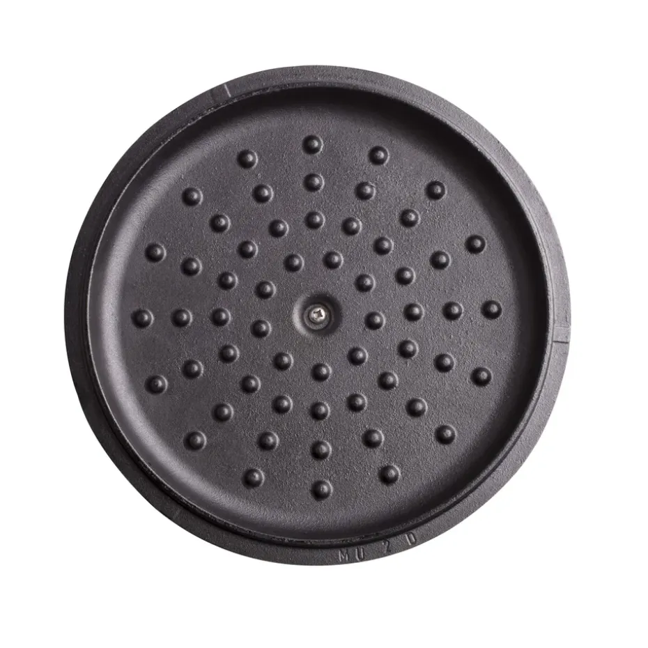 Cacerola de hierro fundido 3,8 l, Negro