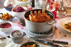 Cacerola de hierro fundido Staub La Cocotte redonda 12,6 L, Gris grafito
