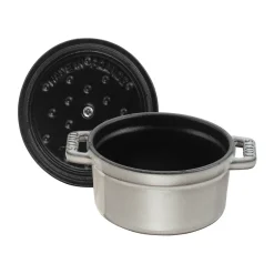 Cacerola de hierro fundido Staub La Cocotte redonda 0,4 L, Gris grafito