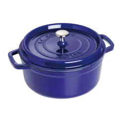 Cacerola de hierro fundido Staub La Cocotte redonda 2,6 L, Azul oscuro