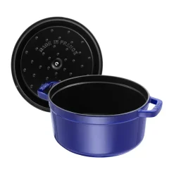 Cacerola de hierro fundido Staub La Cocotte redonda 2,6 L, Azul oscuro