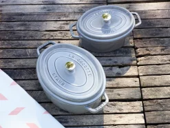 Cacerola de hierro fundido Staub La Cocotte oval 0,6 L, Gris grafito