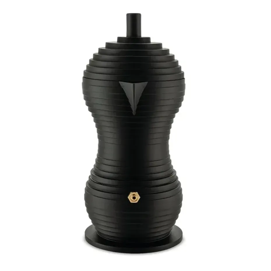 Cafetera de espresso Pulcina negro, 30 cl, 6 tazas