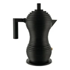 Cafetera de espresso Pulcina negro, 15 cl, 3 tazas