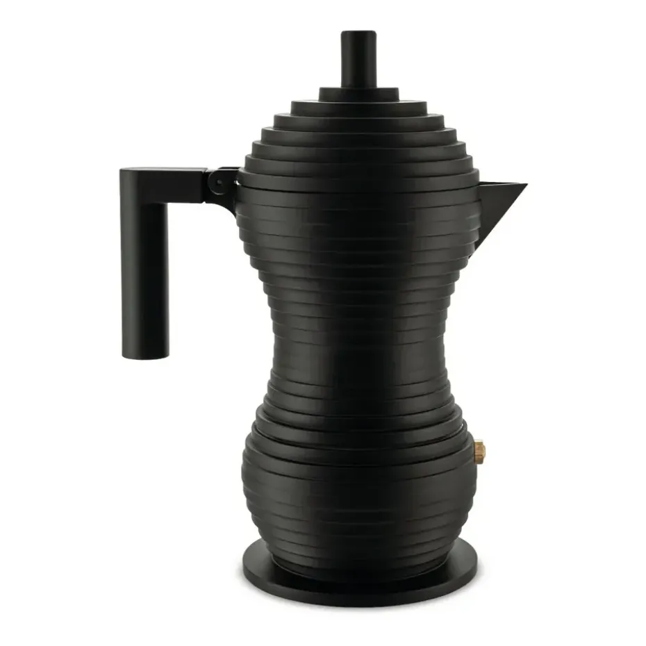 Cafetera de espresso Pulcina negro, 15 cl, 3 tazas