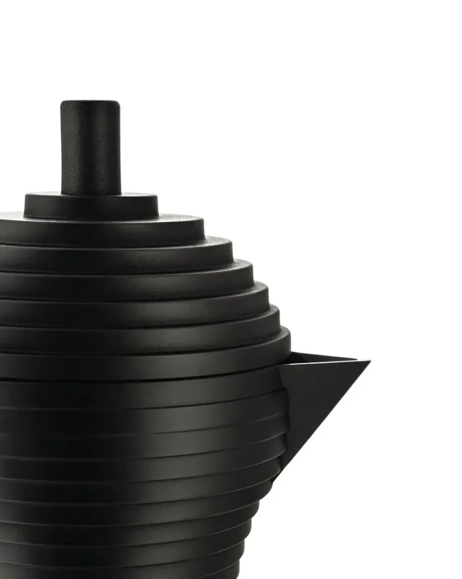 Cafetera de espresso Pulcina negro, 15 cl, 3 tazas
