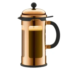 Cafetera de émbolo Chambord, cobre, 8 tazas