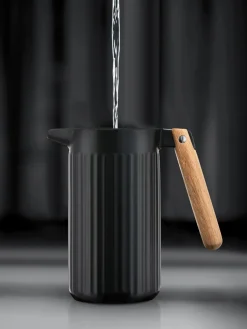 Cafetera de émbolo Douro negra, 8 tazas