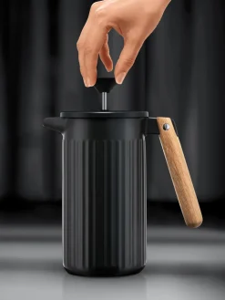 Cafetera de émbolo Douro negra, 8 tazas