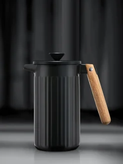 Cafetera de émbolo Douro negra, 8 tazas