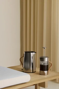 Cafetera de émbolo Emma 1 L, Acero