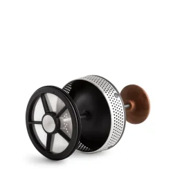 Cafetera de prensa Clara 70,9 cl, Matte black-walnut