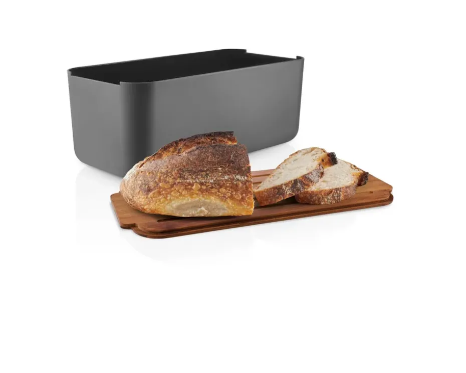 Caja de pan Eva Solo bambú, 42 cm, Elephant grey