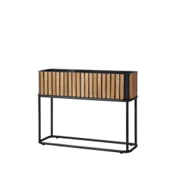Caja de plantación Combine, Teak, lava grey