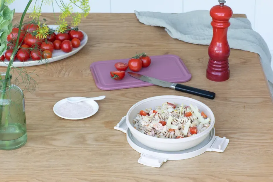 Caja para almuerzo Make & Take 1 L, gris claro