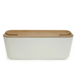 Caja para cables Cable Organiser XL, tapa impresión madera
