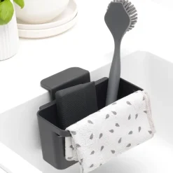 Cajita para el fregadero Brabantia, gris oscuro