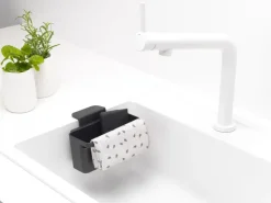 Cajita para el fregadero Brabantia, gris oscuro