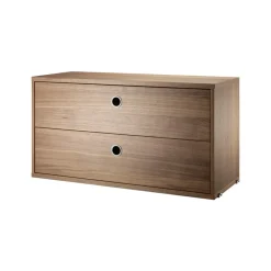 Cajonera String, Nogal, 78x30 cm