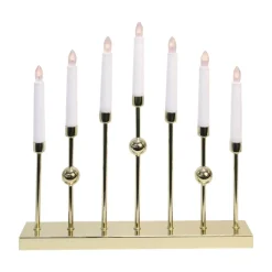 Candelabro de Adviento Gustavo, Latón
