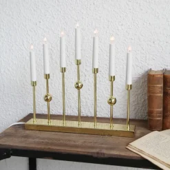 Candelabro de Adviento Gustavo, Latón