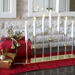 Candelabro de Adviento Gustavo, Latón