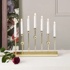 Candelabro de Adviento Gustavo, Latón