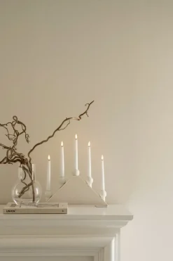 Candelabro de Adviento Luna, White