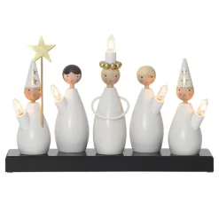 Candelabro de Adviento Lucia Choir, Blanco