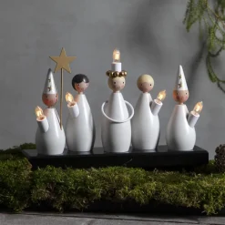 Candelabro de Adviento Lucia Choir, Blanco