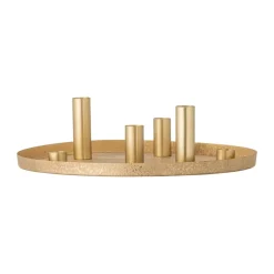 Candelabro de adviento Maxime Ø30 cm, Oro
