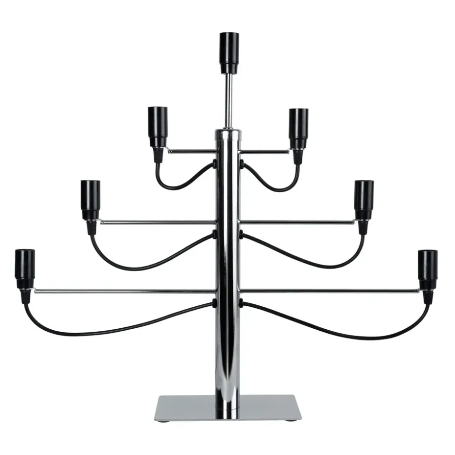 Candelabro de Adviento Milano, cromo