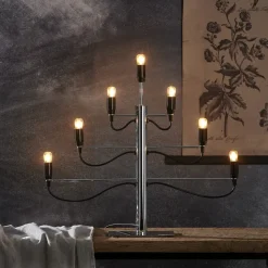 Candelabro de Adviento Milano, cromo