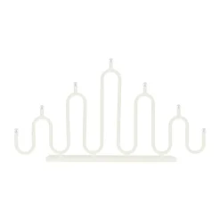 Candelabro de Adviento Noel 7, Marfil blanco