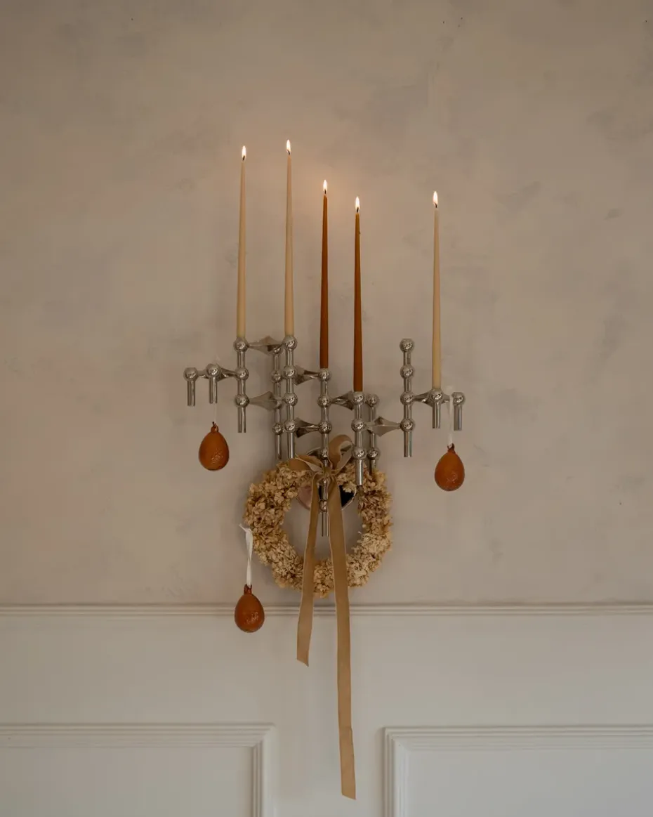 Candelabro de pared STOFF Nagel, Chrome