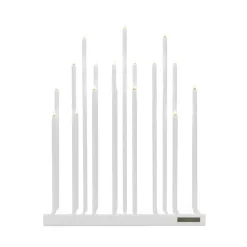 Candelabro eléctrico Elflugan, Blanco puro