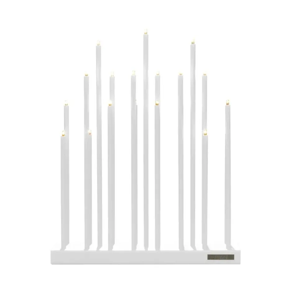 Candelabro eléctrico Elflugan, Blanco puro