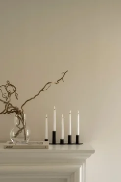 Candelabro Lykke combinable incl. 5 velas LED, Black