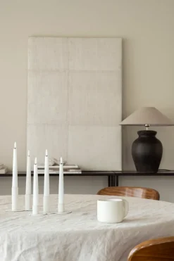 Candelabro Lykke combinable incl. 5 velas LED, White