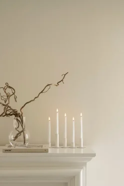 Candelabro Lykke combinable incl. 5 velas LED, White